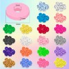 Clay Beads, 3000Pcs White and Blue Clay Heishi Beads for