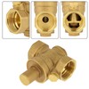 1pc Brass Adjustable Water Pressure Reducing Regulator Valve Thread DN25