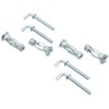 Molly m16205-xj Expansion Anchors Metal with Hinge, Gray, Set of