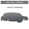 4.5" Wave Windshield Windscreen Wind Splitter for Touring Street Glide