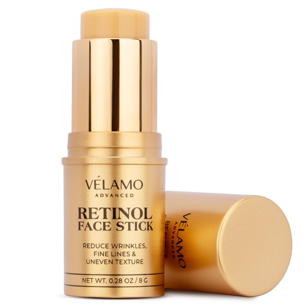 VELAMO ADVANCED Retinol Face Stick: Retinol Serum for Face - Retinol Cream for Face - Retinol Face Moisturizer for Men and Women 8 G/0.28 OZ