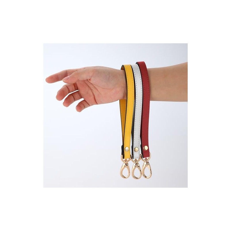 Hamdecro Wristlet Strap, Genuine Leather Wrist Lanyard Hand Strap Replacement