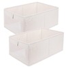 XIKAYA Wardrobe Storage Boxes - Foldable Fabric Storage Cube with