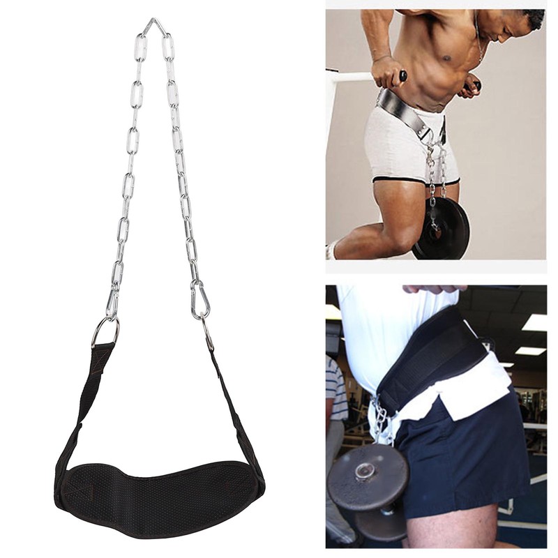 Weighted Dip Belt With Thickened Chain Strength Training for Pull