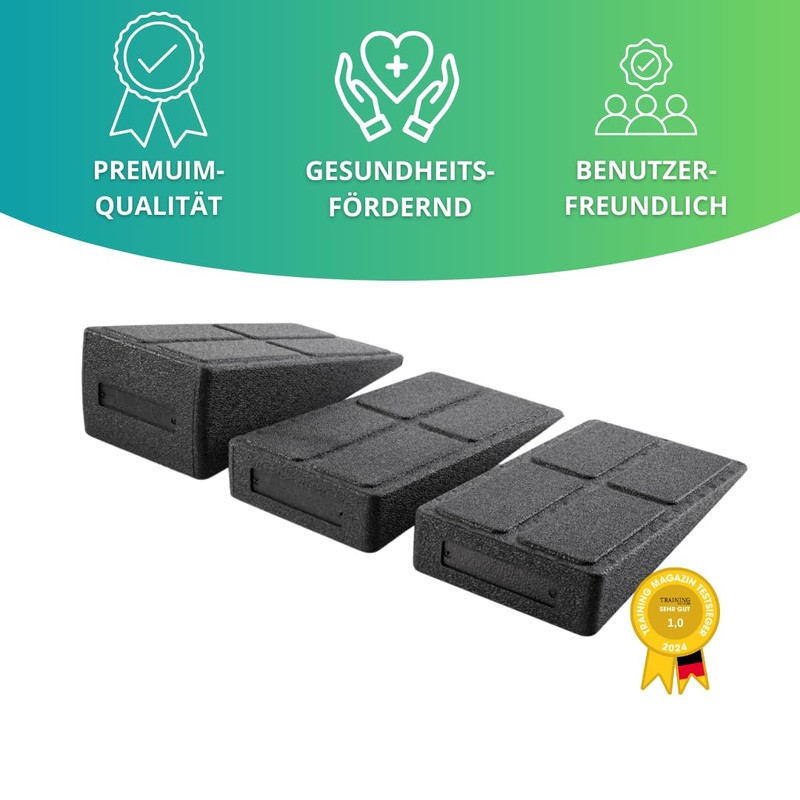 BK by Barbara Klein Calf Stretcher Set of 3 Yoga