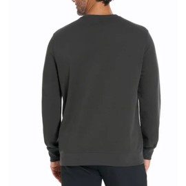 Hurley Men's Long Sleeve Crewneck Sweatshirt (US, Alpha, Small, Regular, Regular, Gray)