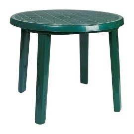 Compamia Ronda 35.5" Round Resin Patio Dining Table in Green
