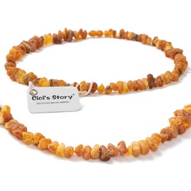 Amber Collar for Dogs and Cats - Certified Premium Quality Raw Baltic Sea Amber - 35cm