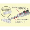 Hurricane (Hurricane) R Brake Cable (+ 12 cm) La Dio