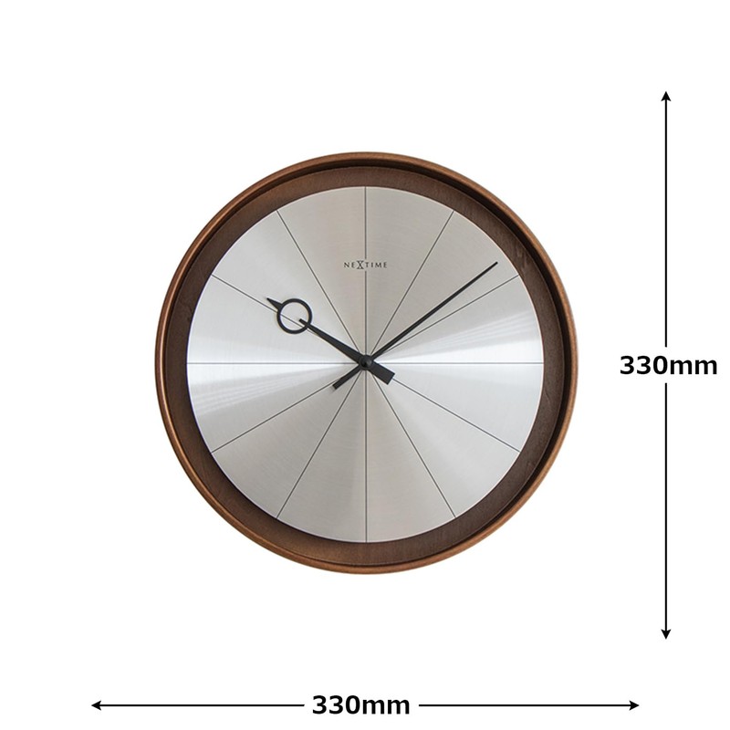 Elcomune NXT-J043 Disc Aluminum Wall Clock