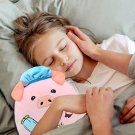 Jrystar 14’’ Pig Plush Pillow Soft Good Night Pig Plush Hugging Pillow Toy Cute Pig Stuffed Animal Christmas Birthday Gifts for Kids Toddlers