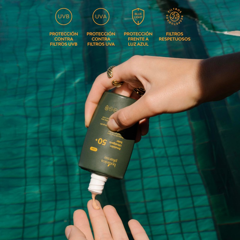 Botanicapharma Ultralight Sun Emulsion with Colour, SPF 50+, UVB Protection,