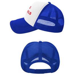 2 Pack Funny Trucker Hat I Heart Titties and Beer Baseball Cap for Men Women Blue