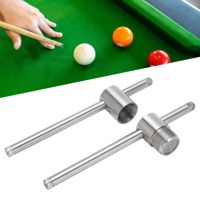Billiard Cue Tip Shaper Stainless Steel Snooker Stick Tip Compressor