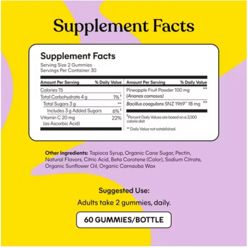 Lemme Purr Vaginal Probiotic Gummies for Women- Balanced pH Healthy