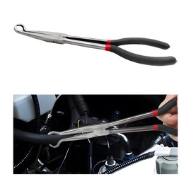 Gasedin Spark Plug Removal Tool, 11 Inch O Ring Nose Spark Plug Wire Removal Plier, Spark Plug Boot Removal Tool with Anti Slip Handle, Universal Spark Plug Car Accessories