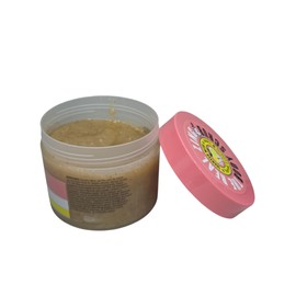 Soap Glory Body Care | The Real Zing Body Scrub 300ML | Moisturizing And Exfoliating With Free Beauty Body Puff(Any Colour)