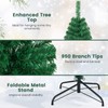 DREAMADE 7ft Christmas Tree, Artificial Pine Tree w/Metal Stand, Premium