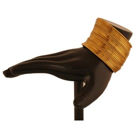 Touchstone 2 Dozen Golden Bangle Collection Beautiful Grain Work Plain Sober Thin Designer Jewelry Bracelets Bangle Set of 24 in Gold Tone for Women.