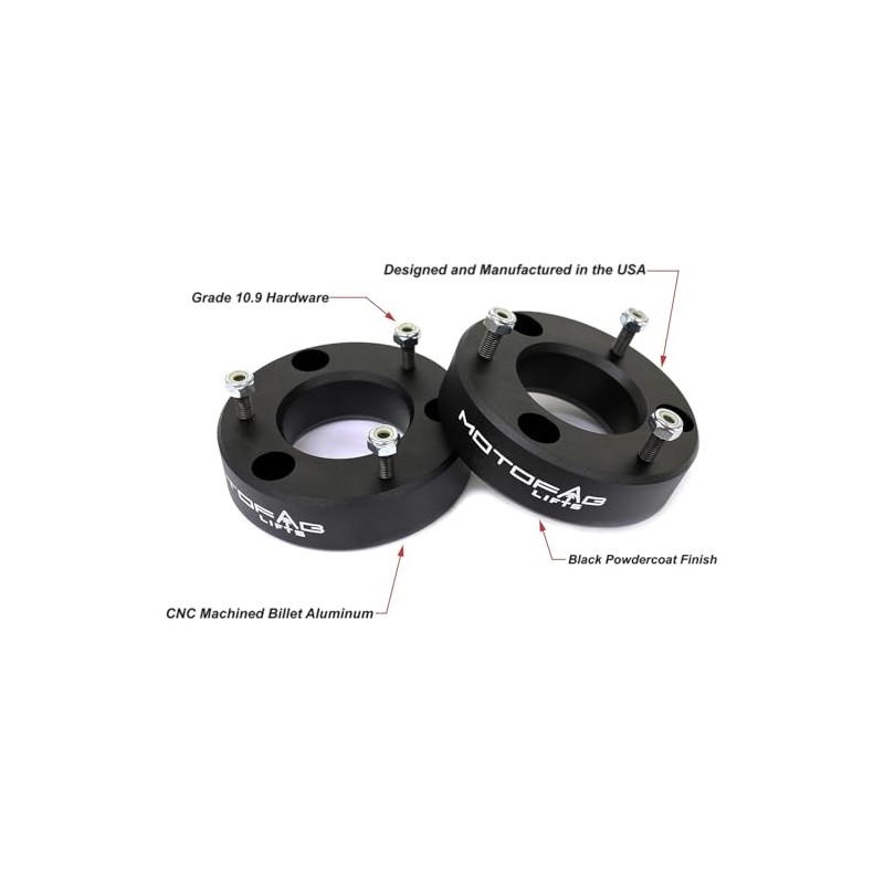 MotoFab Lifts F15-2.5 - 2.5 inch Front Leveling Lift Kit