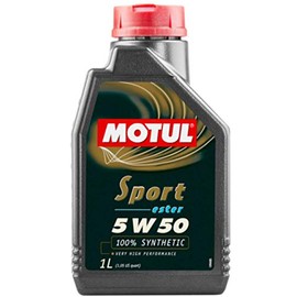 Motul 103048 Sport 5w50 1 Liter, 1 Large, 1 Pack, 33.81 Fluid_Ounces