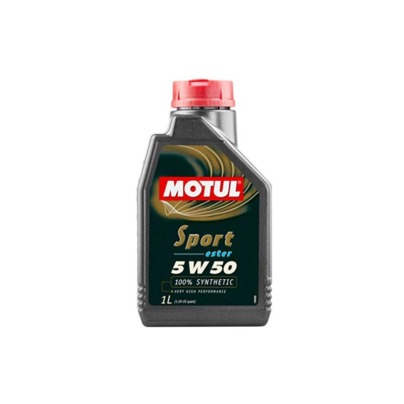 Motul 103048 Sport 5w50 1 Liter, 1 Large, 1 Pack,