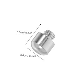 Mikinona 8pcs Metal Hair Scissor Silencers Noise Reducing Bumpers for Hairdressers and Pet Durable Design for Enhanced Cutting Precision and Vibration Reduction