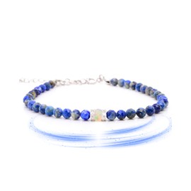 Liberty Angels - Gemstone bracelet made of 925 silver and opal - gemstone bracelet for men and women - healing stone jewellery bracelets - high quality gemstone jewellery - healing stone bracelet