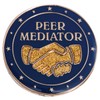Anderson's Gold Glitter Peer Mediator Leadership Lapel Pin Pack, Set