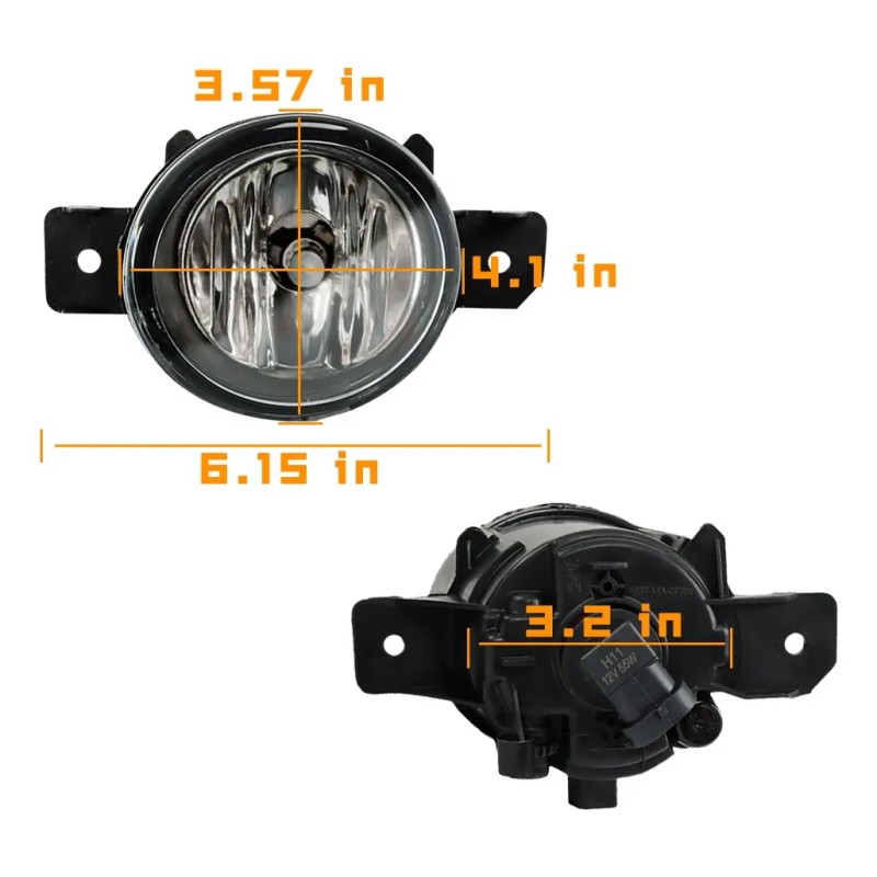 Luces Antiniebla De Repuesto Para Nissan Rogue 2014-2016
