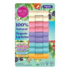 Eos Pack 9 Bálsamos Labiales Orgánicos Manteca De Karité