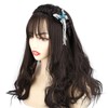 DIGUAN Wide Braid with Teeth Synthetic Hair Braided Headband Hairpiece