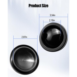 PNYZIK Headlight Bulb Dust Cap Cover Left Right Fit for Jeep Grand Cherokee 2017 2018 2019 2020 2021 Cherokee WK 2022 Replace 68354272AA 170086, 2Pcs