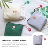 DOITOOL Napkin Storage Bag Cute Pad Pouch Zipper Pouch Coin