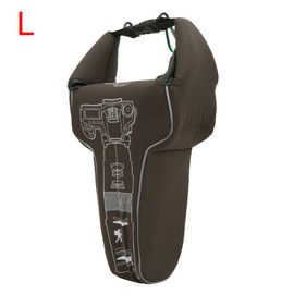 Outdoor Nylon Waterproof Anticollision Bag for SLR Telephoto Lens Mirrorless Cameraarmy green L