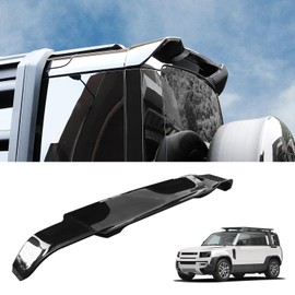 Rear Tail Spoiler Wing Trunk Lip Compatible with 2020-2025 Land Rover Defender 90 110 130 Exterior Accessories ABS Plastic Gloss Black