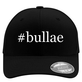 #Bullae - Flexfit Adult Men's Baseball Cap Hat, Black, Small/Medium