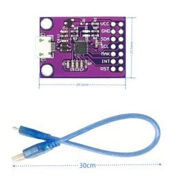 MTDELE CP2112 Debug Board USB to SMBus I2C Communication Module with Wires