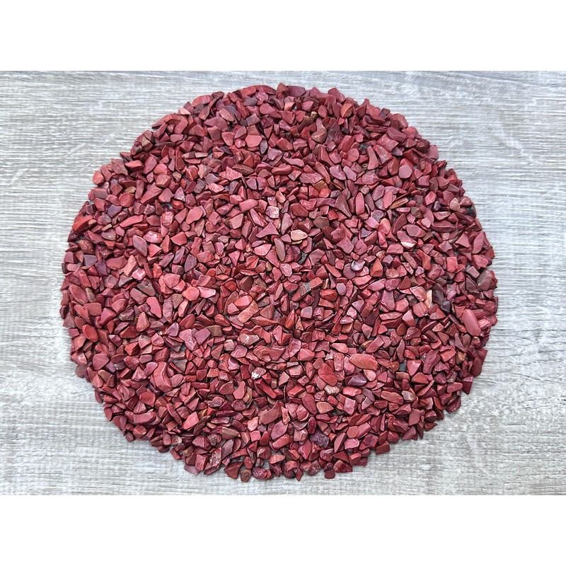Wholesale Natural Semi Tumbled Red Jasper Gemstone Chips, Crushed Mini