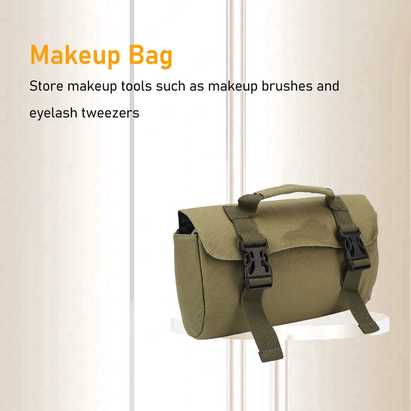 Travel Portable Makeup Bag Multifunctional Canvas Outdoor Camping Gas Canister
