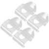 DOITOOL 8pcs Shade Clips for Window Blinds - Plastic Clear