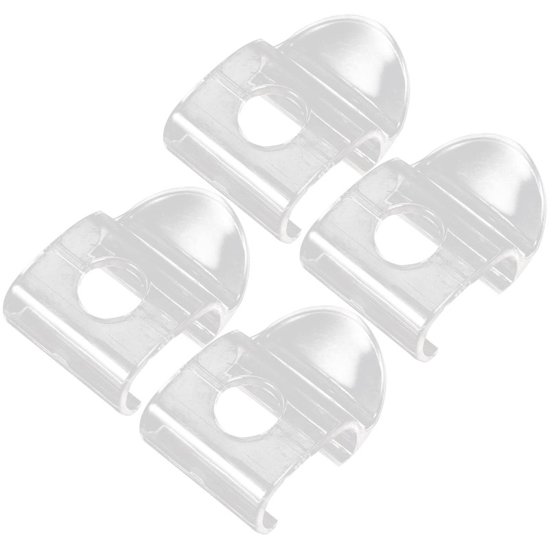 DOITOOL 8pcs Shade Clips for Window Blinds - Plastic Clear