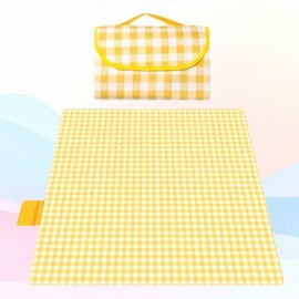 2m Waterproof Picnic Mat - Green & Yellow Camping Green 150x200CM 2ea