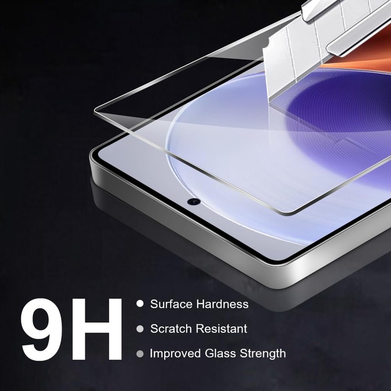 SunColorful 4 Pack Galaxy S25 Ultra Screen Protector,Full Coverage,9H Hardness
