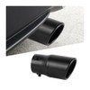 FALVFUN Car Exhaust Tip, 2.6" Inlet 3" Outlet 5.79" Length