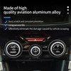 for Subaru AC Climate Control Knob Outer Ring Covers Volume