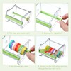6 Pieces Transparent Visible Washi Tape Dispenser Multi Masking Tape