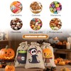 60 Bolsas de Regalo de Arpillera para Halloween con Cordón