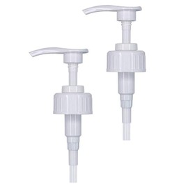 IBEX MART 38mm White Pelican Pump Dispenser For 5 Liter Container Pack of 2, Dispenses 5ml Dose 5ltr Pump Hand Soap Dispenser