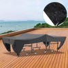 Table Tennis Table Cover, Waterproof, Windproof, Durable, Black, Tear-Resistant Table